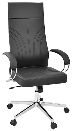 Кресло 8015-1 к/з черный от магазина Аленсио